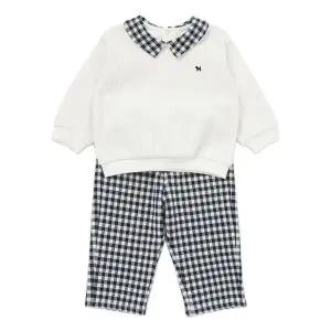 [블루독베이비](강남점)NY)체크 레이어드 상하세트(45A13-610-11)