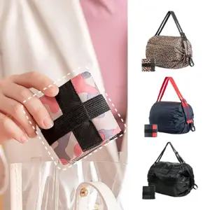 리유저블백 시장바구니 쇼핑 접이식 보조가방 마트 대용량 빨래방 미니 아코디온장바구니