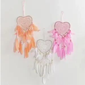 벽장식 좋은 꿈 선물 LED 하트 드림캐쳐 3color