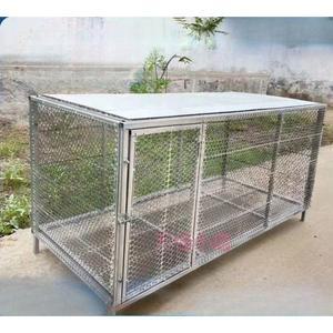 닭장 사육장 케이지 병아리집 삼각지붕 철망 소형 대형닭집 철재 블랙 조류 닭사료통