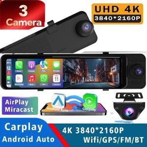 UHD 4K 3채널 블랙박스  카플레이 안드로이드 AU  11인치 화면  와이파이 내장  GPS  IR 야간 투시 기능  G