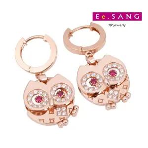 [이상주얼리]14k 보그 부엉이귀걸이 14k귀걸이