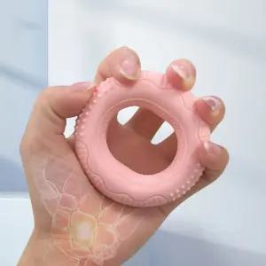 듀얼 강도조절 그리퍼 손목 강화운동 실리콘 악력 기 써클 전완근운동 파워볼 손가락 근력운동 실리콘 팔목