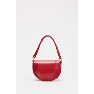 [정품] 자라 가방 데일리 출근 숄더백 ZARA 대비색 톱스티칭 크로스백 - 레드