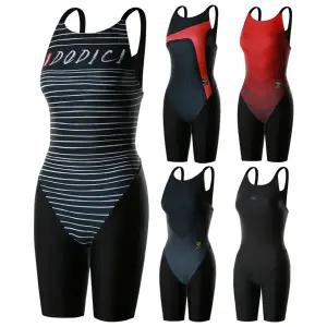 도디치 5부 반신 레이서백 수영복 반전신 실내수영장 강습용 수영복