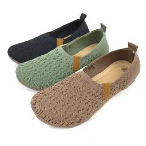 순이의신발장 138g 부드러운 니트 푹신한 쿠션 발편한 여성 로퍼 발볼넓은 여자 단화 신발