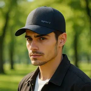 남자 여자 여름 스포츠 아웃도어 통풍 메쉬 볼캡 모자등산 골프 접이식 모자 남성 여성 방수 챙모자 등산