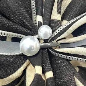 스카프링 고리 진주 실버 고정 링 매는법 스카프-WFHOVJK