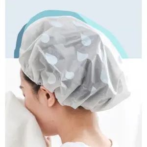 샤워 세수 방수 머리보호 비닐 헤어캡 5p 세안용밴드