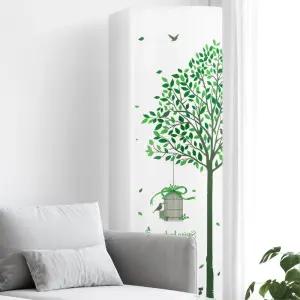 먼지방지 옛날 사각 스탠드 에어컨커버 예쁜 간편보관 교실 학원