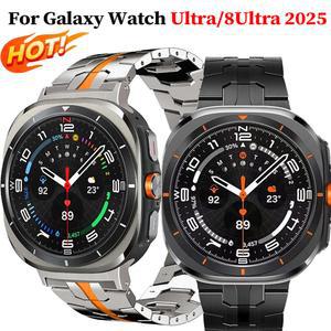 삼성 갤럭시 워치 울트라 47mm 남성용 티타늄 밴드, 8 2025 스트랩 고급 47mm용 메탈