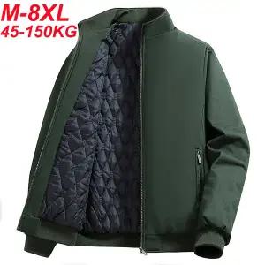 3xl 4xl 5xl 6xl 빅사이즈 패딩 점퍼 자켓 재킷 남자 남성 코트 8XL 7XL 6XL 면 두꺼운 방풍 겨울 작업복