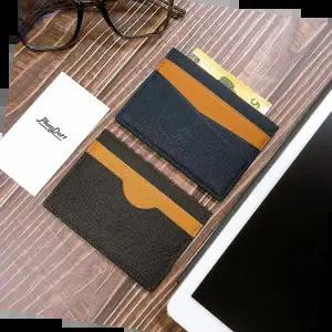 rfid차단카드지갑 국산 소가죽 사피아노 심플 카드지갑 플럼도트MA2 MA3