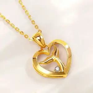 골드앤 순금 24K 하트 테일 목걸이 2.9g