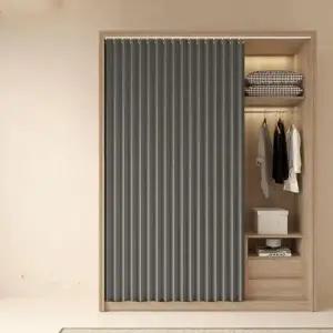 쉬운설치 베란다 옷장 레일 현관 어드밴스드그레이 싱글 오픈 100x150 80cm