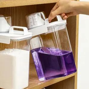 다용도 세제통 분말세제 수납 보관함 리필 소분통 세제용기 분말세제용기