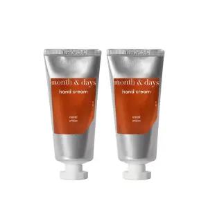 [1+1] 먼스앤데이즈 퍼퓸케어 코랄(감귤과허브향) 핸드크림 50ml (총 100ml)