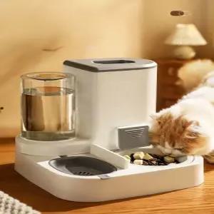 강아지 고양이 자동 사료 급식기 그릇 자율급식 애견