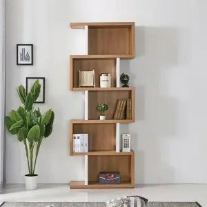 [신세계라이브쇼핑]5단 지그재그 책장 800 ITG93R (착불)