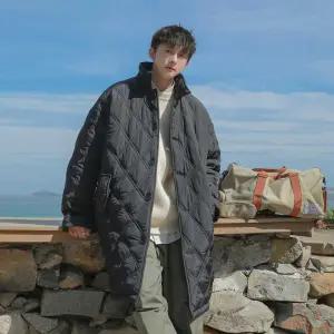 경량 패딩 깔깔이점퍼 롱패딩 깔깔이 남성 퀼티드