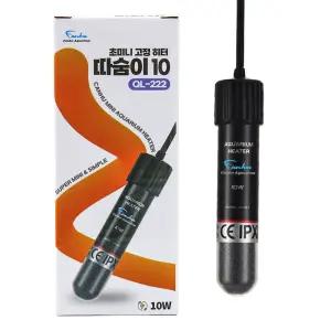 칸후 수족관 초미니 26도 고정 히터 따숨이10 QL-222 10W