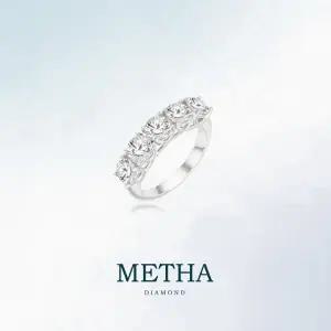 메타다이아몬드 실버925 모이사나이트 반지(총 2.5ct)