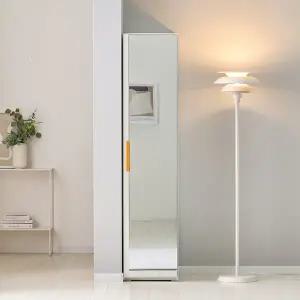 거울도어 행거옷장 장롱 드레스룸 40cm P0000QTY