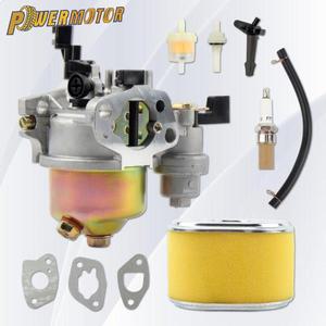 혼다 GX160 GX168F GX200 발전기 잔디깎이 엔진 5.5HP 기화기 키트 (연료 파이프 개스킷 오일 에어 필터 포