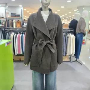 시슬리/애플아울렛/캐시미어 벨티드 하프 코트 SACTC5561