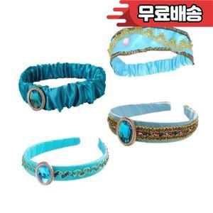 여자 재스민 머리띠 대형 크리스탈 모자를 쓰고 있죠 공주 아라비안 헤어 밴드 피스