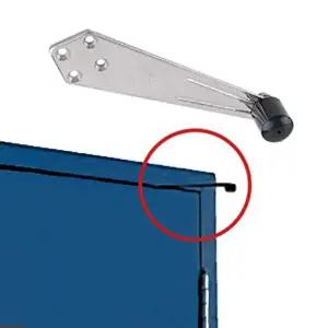 스토퍼 90도개방 좌우겸용 문고정 도어스토퍼