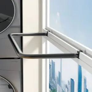 베란다 창문형 빨래건조대 미니 옷걸이 창틀 공간절약형