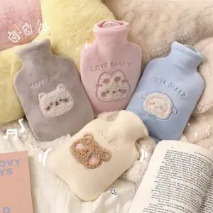 이레유통 베이비 벨벳 보온 보냉 물주머니 세트 온수 찜질팩 보온팩 온열팩 핫팩 아이싱 350ml