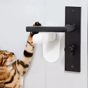 문 열림 방지 장치 현관문 도어 손잡이 스토퍼 고정