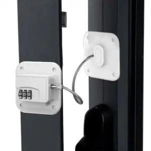 1초 부착 문열림방지 무타공 자물쇠 잠금 냉장고 서랍