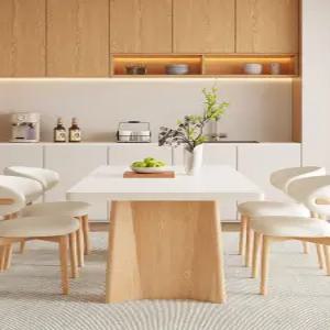 베라즈제이 8인용식탁 식탁 대형책상 북유럽풍스타일