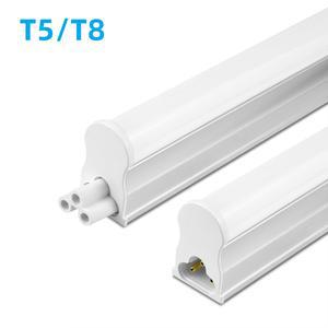 알루미늄 LED 라이트 바 220V 110V T5/T8 튜브 6W 8W 형광등 실내 주방 조명 램프 전구 벽