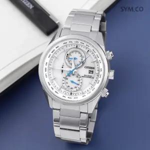 시티즌 AT8260-85A 퍼페츄얼캘린더 라디오컨트롤 크로노그래피 에코드라이브 남자 메탈 시계 c