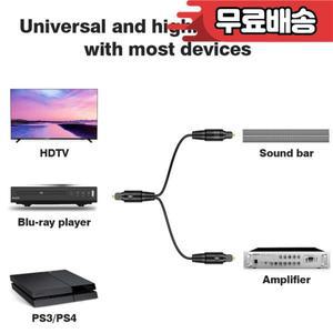2in 1 고 SPDIF MD DVD 금도금 케이블 Toslink 디지털 광 오디오