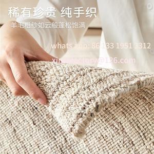 인도산 수제 카펫 패드 거실용 침실용 앤티크 라이트 럭셔리 빌라 2025년