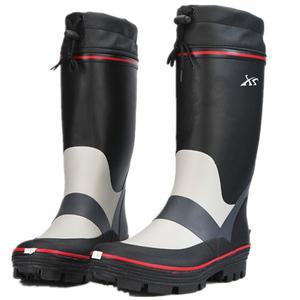 유행 고무 장화 안티-슬립 방수 강철 네일 바닥 높은 튜브 낚시 사용 봄 여름 청소년 남자 신발