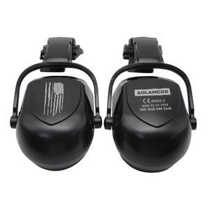 Aolamegs 안전 헬멧 건설 철도 소음 방지 귀 보호기 광산 교통 작업 머프 용 교수형 유형 귀마개