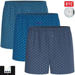 BYC기하학문양하이앤노블80수프리미엄박서3매입 MCG1482