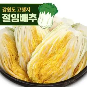 [예약판매] 강원도 고랭지 저염식 절임배추 20kg