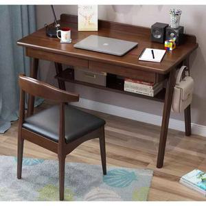 거실책상 고무나무 서재 학생 북유럽엔틱 서랍 모던