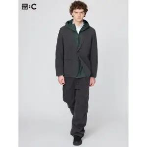 유니클로 UNIQLO 긴바지 바지 와이드파라슈트팬츠(데님)