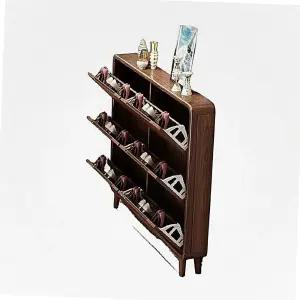 슬림한 신발장 현관장 60-17-118.5 틈새 심플하고 가정용 9쌍-단층형 럭셔리 A