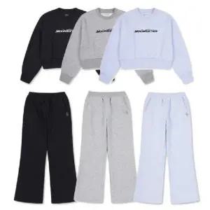 [롯데백화점]폴햄키즈 영스터)여아 기모 플리스 오버핏 맨투맨/플레어 팬츠