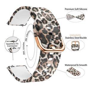 삼성 갤럭시 워치8 40 44mm 갤럭시 워치 8 울트라용 프린트 밴드 통기성 실리콘 스트랩 삼성 갤럭시 워치 8