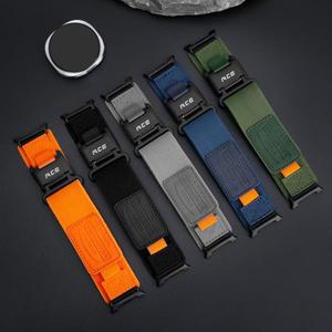 삼성 갤럭시 워치 8/8 클래식 40mm 44mm 46mm 스포츠 통기성 팔찌 갤럭시 워치 울트라 47mm 2025용 나일론